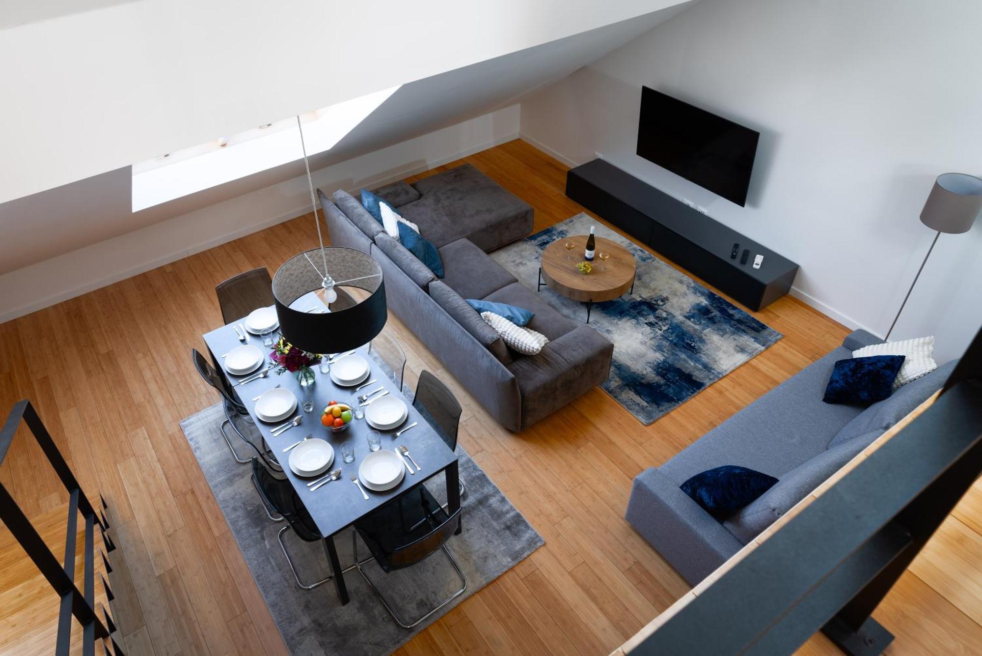 Two-Level Apart With A Terrace Near The Vltava River Prague Extérieur photo